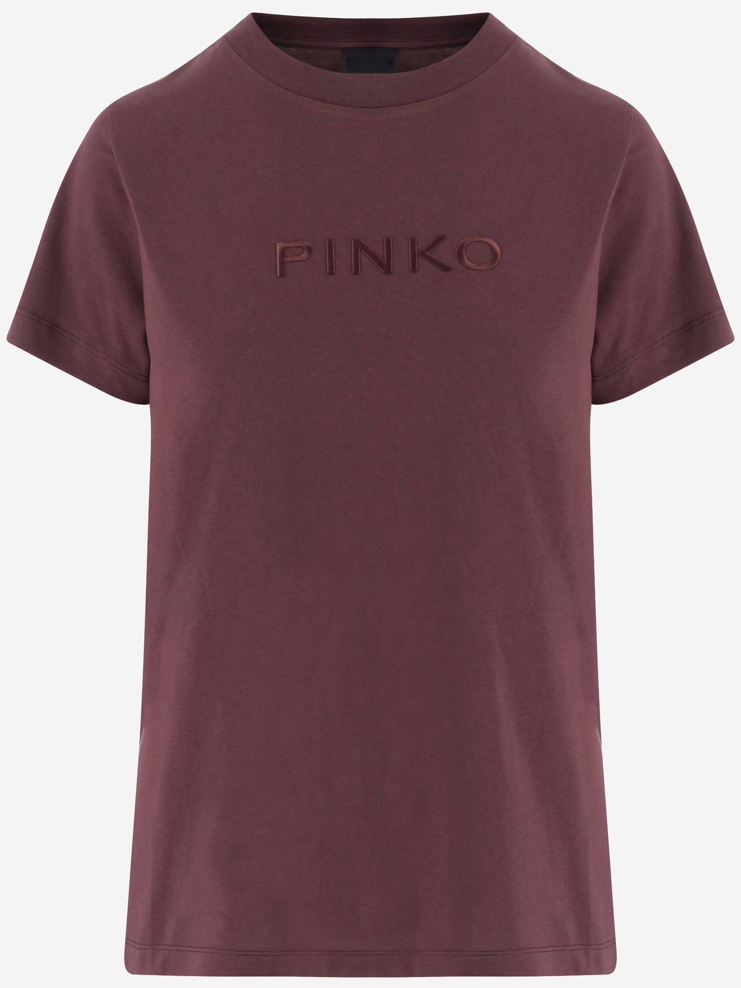 T-SHIRT IN JERSEY DI COTONE CON LOGO 101752 A3HNRR7 PINKO 