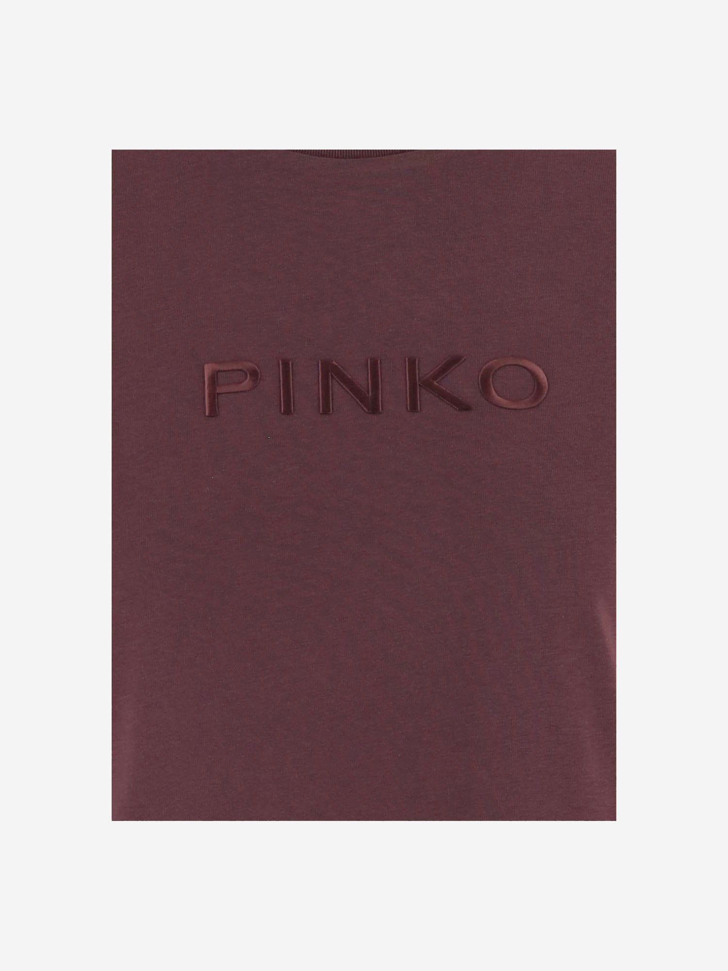 T-SHIRT IN JERSEY DI COTONE CON LOGO 101752 A3HNRR7 PINKO 