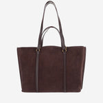 BORSA SHOPPER CARRIE BIG  IN PELLE SCAMOSCIATA 102832 A3NPW34Q PINKO 