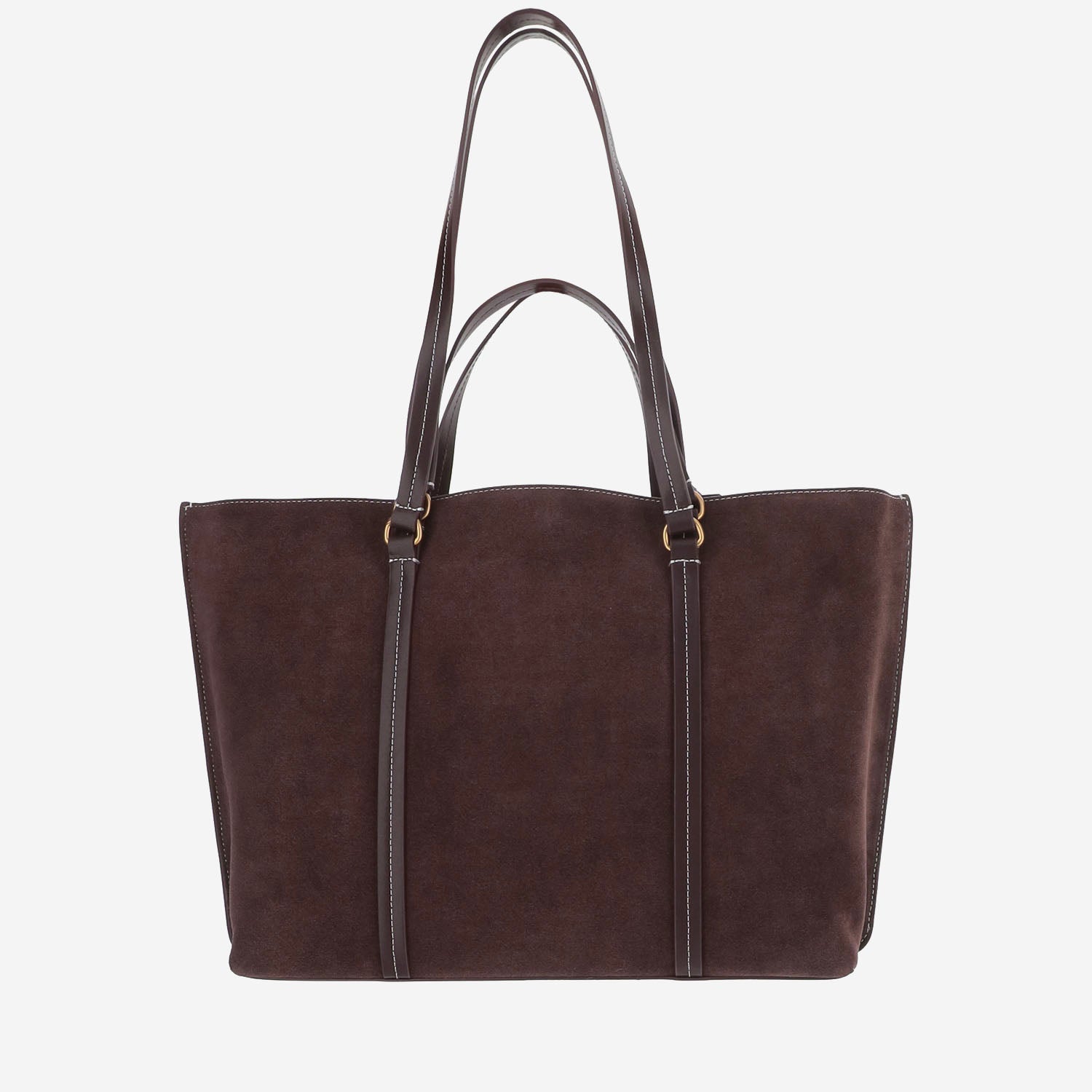 BORSA SHOPPER CARRIE BIG  IN PELLE SCAMOSCIATA 102832 A3NPW34Q PINKO 