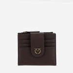 PORTAFOGLIO IN PELLE CON LOGO 103610 A0F1M12Q PINKO 