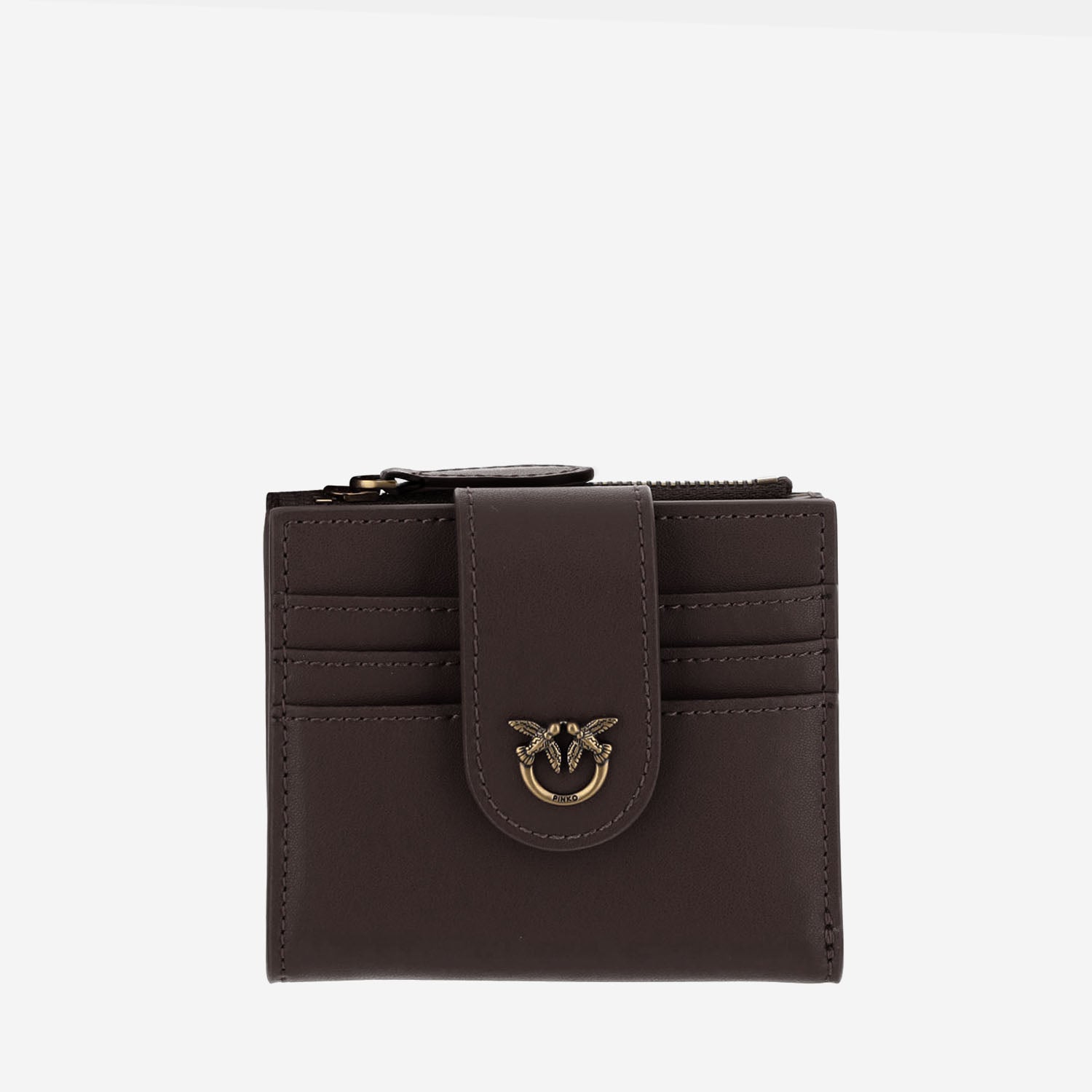 PORTAFOGLIO IN PELLE CON LOGO 103610 A0F1M12Q PINKO 