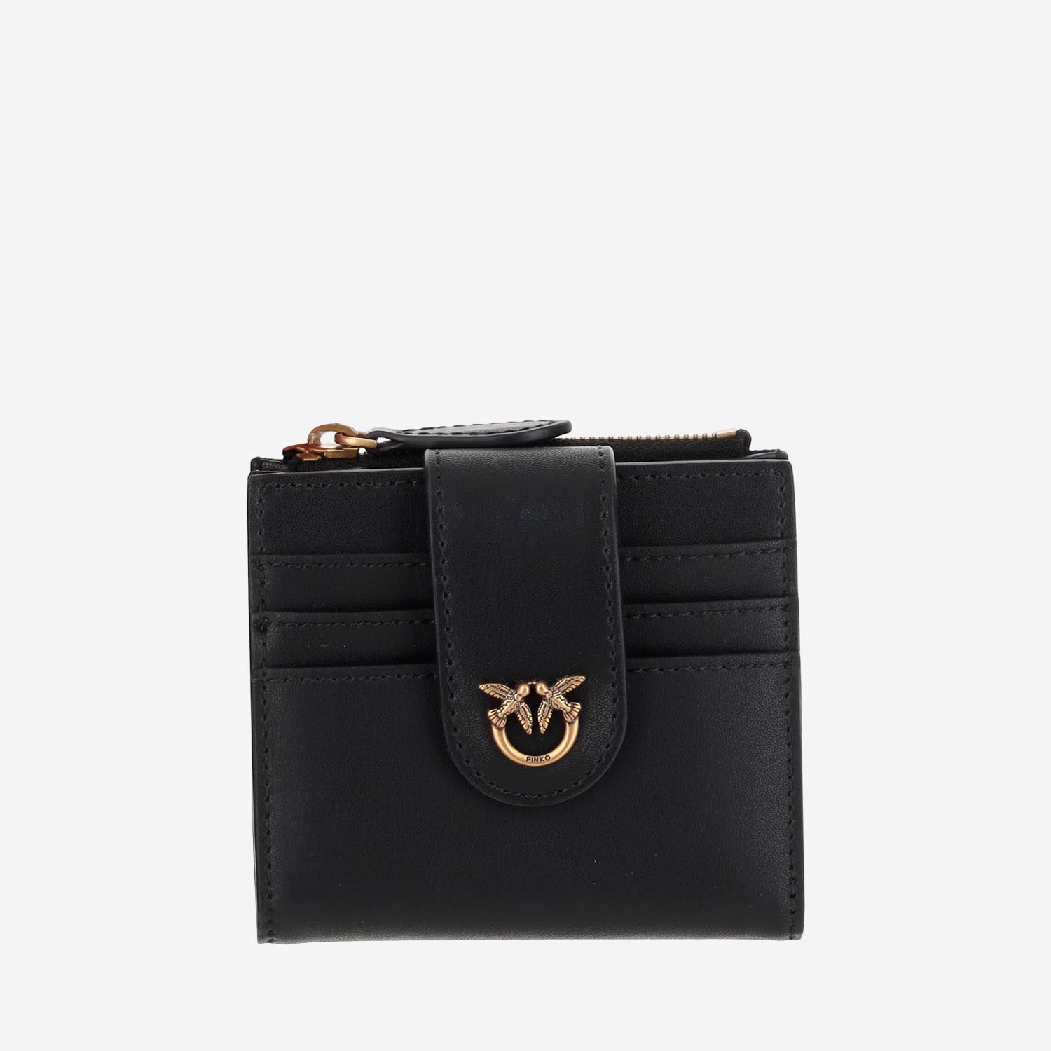PORTAFOGLIO IN PELLE CON LOGO 103610 A0F1Z99Q PINKO 