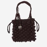 Borsa A Spalla Piccola Con Micro Strass 105165 A2XKW34Y PINKO 