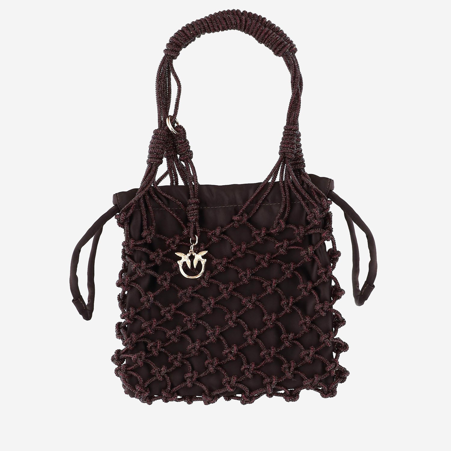 Borsa A Spalla Piccola Con Micro Strass 105165 A2XKW34Y PINKO 
