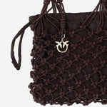 Borsa A Spalla Piccola Con Micro Strass 105165 A2XKW34Y PINKO 