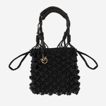 Borsa A Spalla Piccola Con Micro Strass 105165 A2XKZ99Q PINKO 