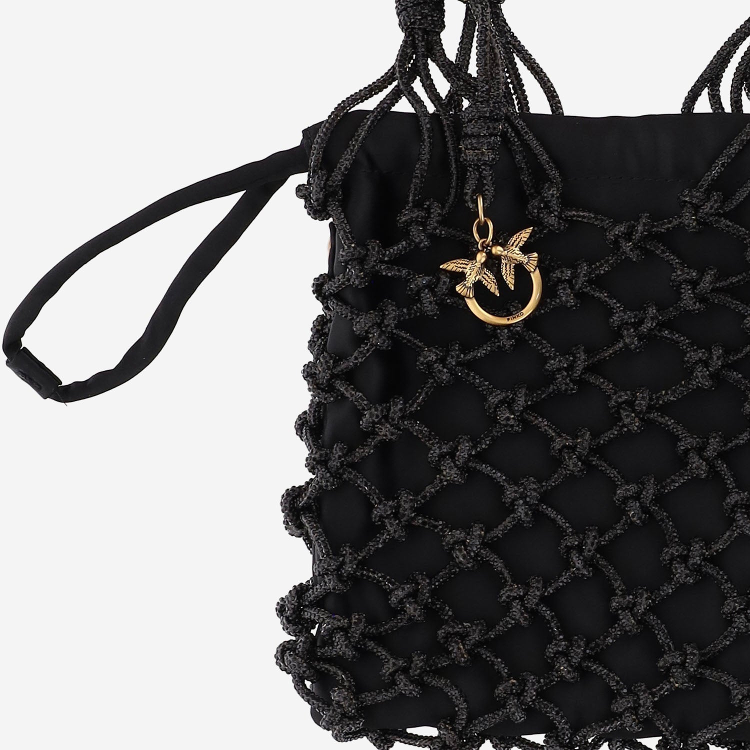Borsa A Spalla Piccola Con Micro Strass 105165 A2XKZ99Q PINKO 