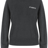 MAGLIONE IN LANA CON LOGO 105561 A3FYIZ1 PINKO 