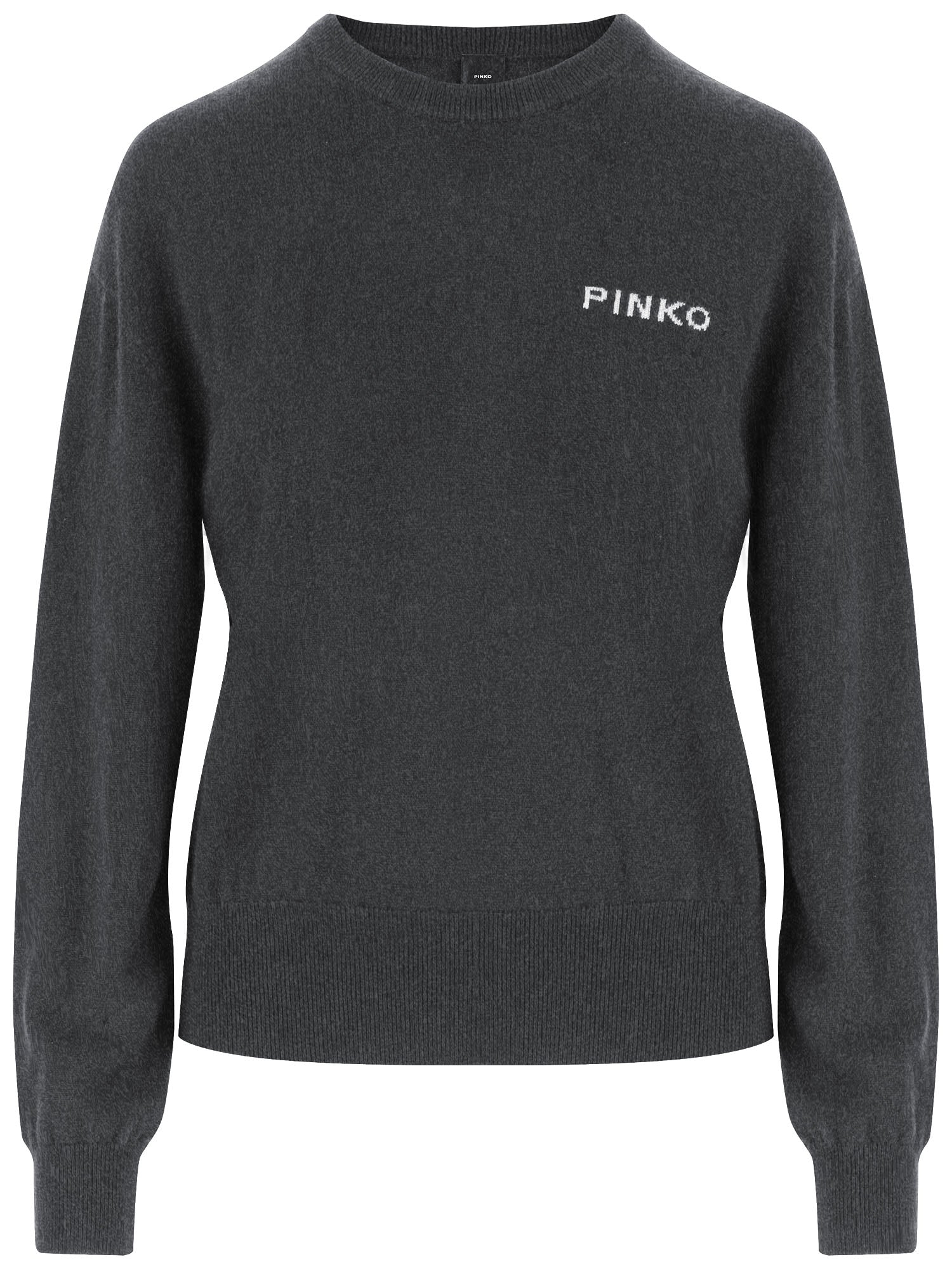 MAGLIONE IN LANA CON LOGO 105561 A3FYIZ1 PINKO 