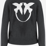 MAGLIONE IN LANA CON LOGO 105561 A3FYIZ1 PINKO 