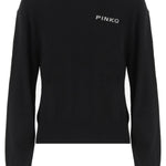 MAGLIONE IN LANA CON LOGO 105561 A3FYZZ2 PINKO 