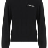 MAGLIONE IN LANA CON LOGO 105561 A3FYZZ2 PINKO 
