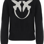 MAGLIONE IN LANA CON LOGO 105561 A3FYZZ2 PINKO 