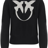MAGLIONE IN LANA CON LOGO 105561 A3FYZZ2 PINKO 