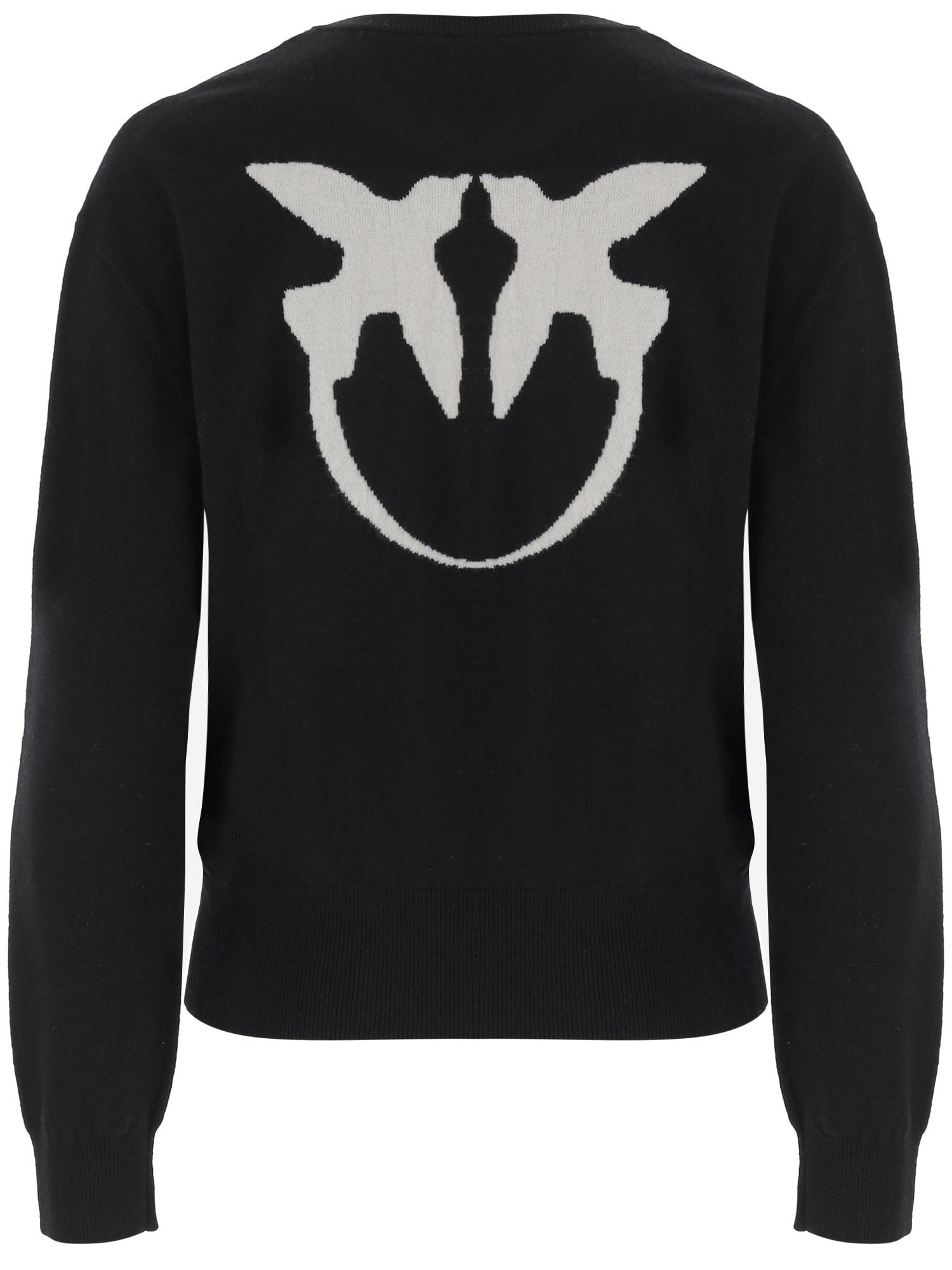 MAGLIONE IN LANA CON LOGO 105561 A3FYZZ2 PINKO 