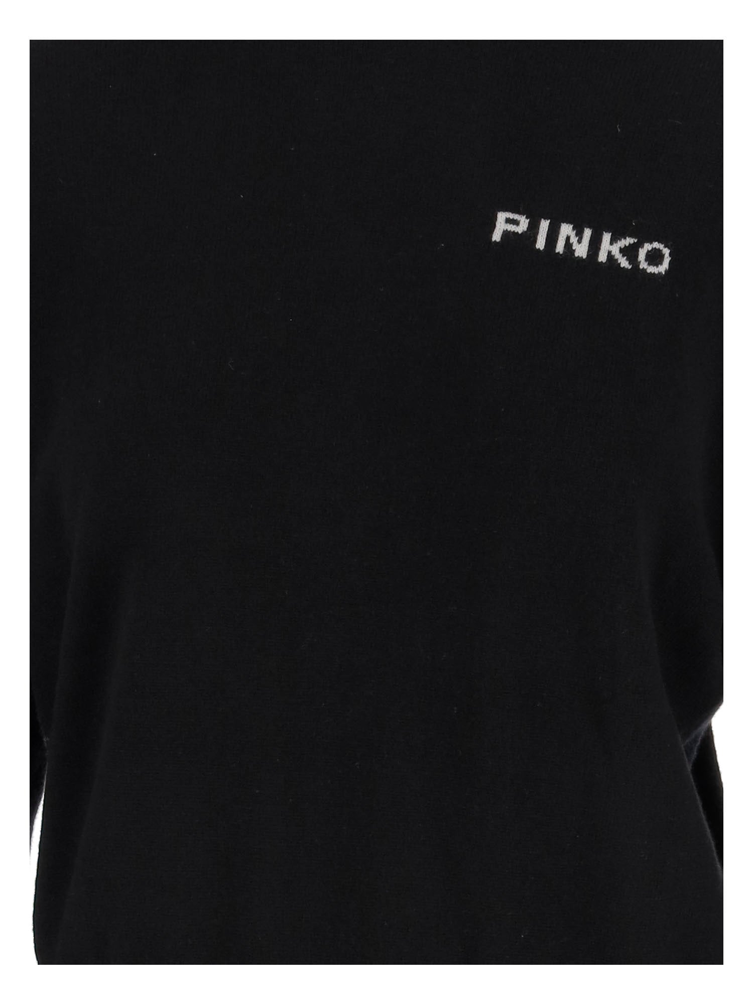 MAGLIONE IN LANA CON LOGO 105561 A3FYZZ2 PINKO 