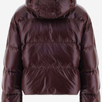 PIUMINO IN TELA TECNICA 105656 A3FIRR7 PINKO 