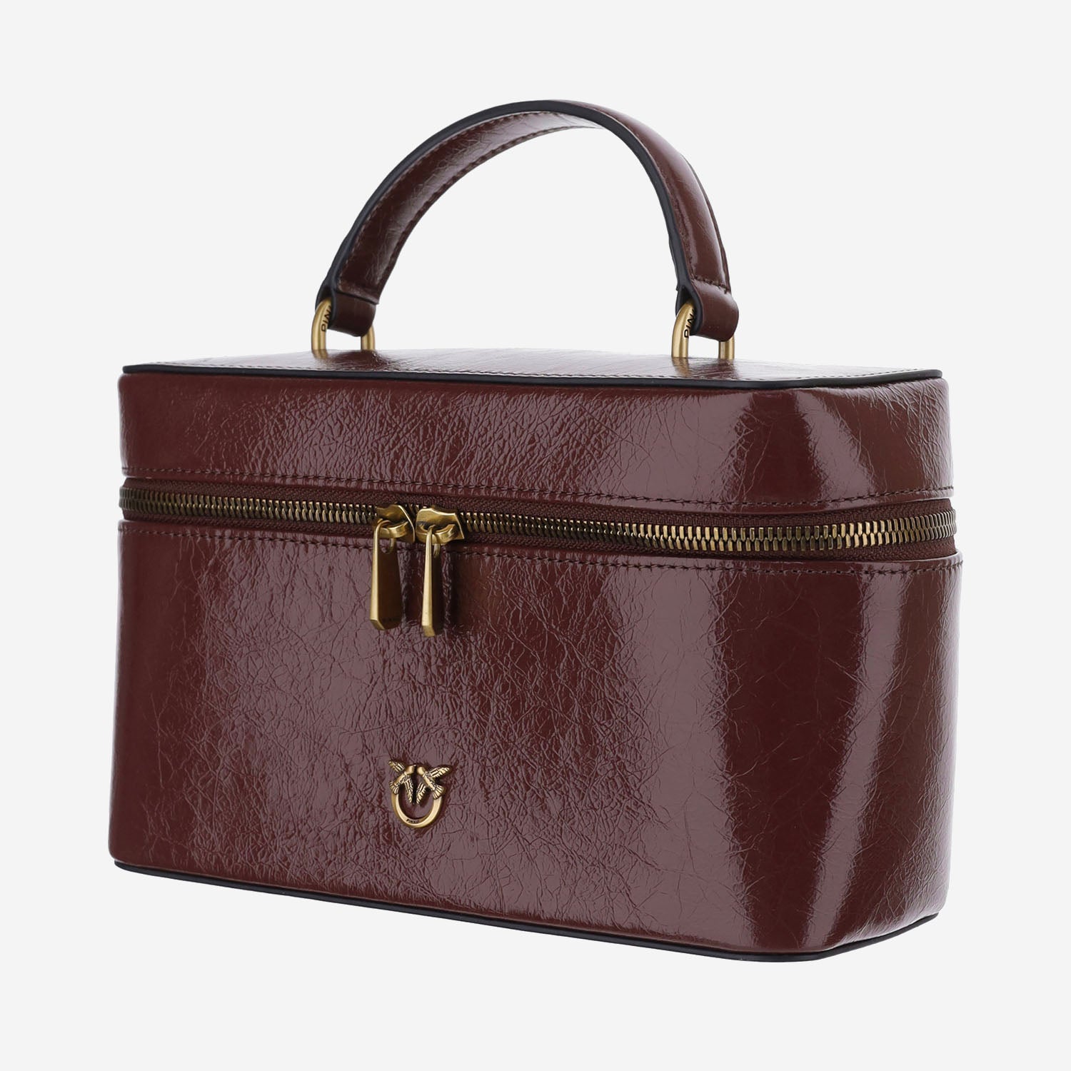 BORSA VANITY IN PELLE CON LOGO 106348 A2JCL88Q PINKO 