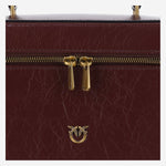 BORSA VANITY IN PELLE CON LOGO 106348 A2JCL88Q PINKO 
