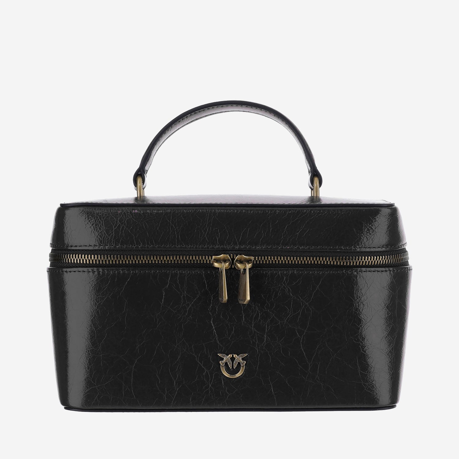 BORSA VANITY IN PELLE CON LOGO 106348 A2JCZ99Q PINKO 