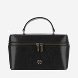 BORSA VANITY IN PELLE CON LOGO 106348 A2JCZ99Q PINKO 