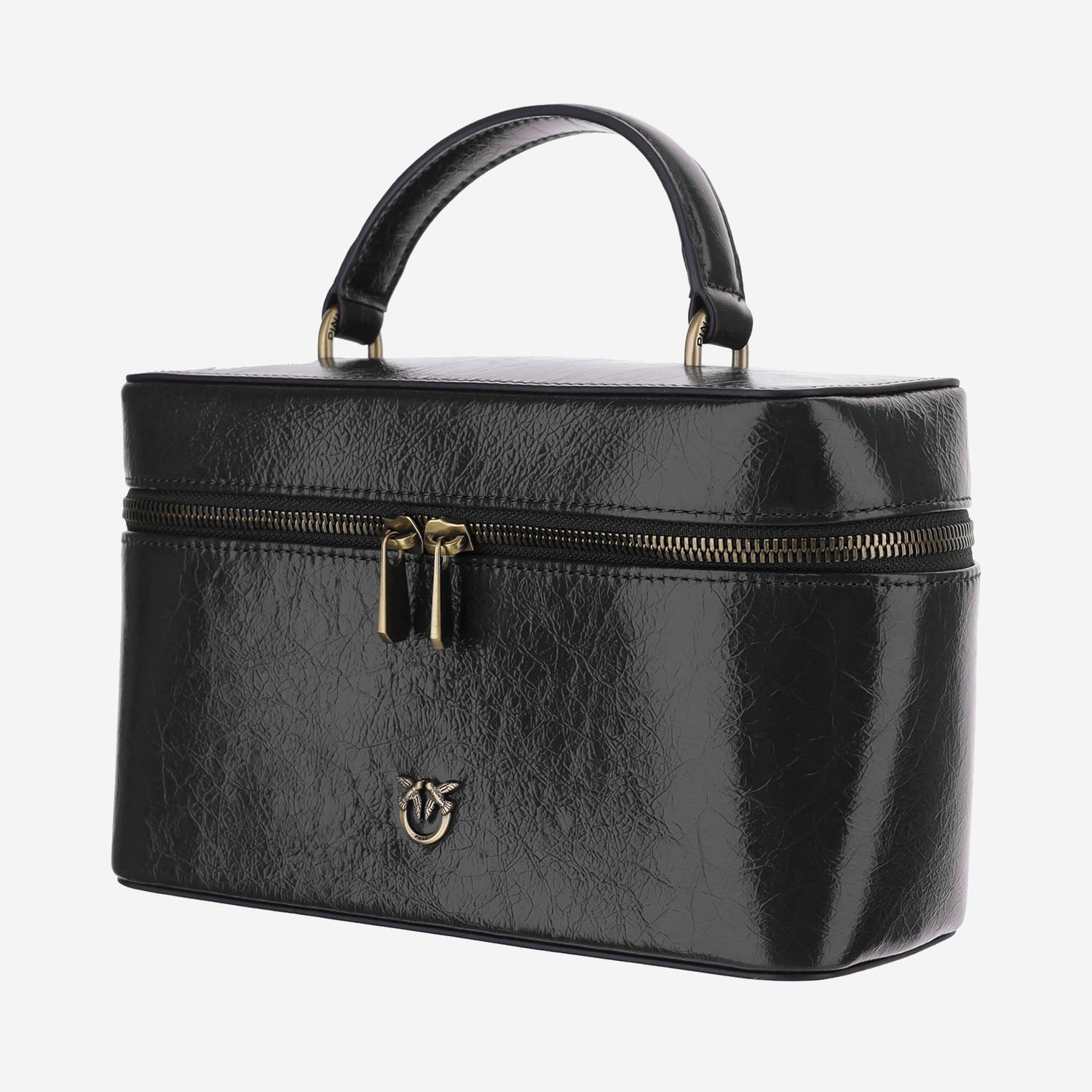 BORSA VANITY IN PELLE CON LOGO 106348 A2JCZ99Q PINKO 