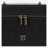 BORSA VANITY IN PELLE CON LOGO 106348 A2JCZ99Q PINKO 