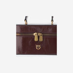 BORSA VANITY IN PELLE CON LOGO 106382 A2JCL88Q PINKO 