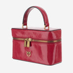 BORSA VANITY IN PELLE CON LOGO 106382 A2JCR59Q PINKO 