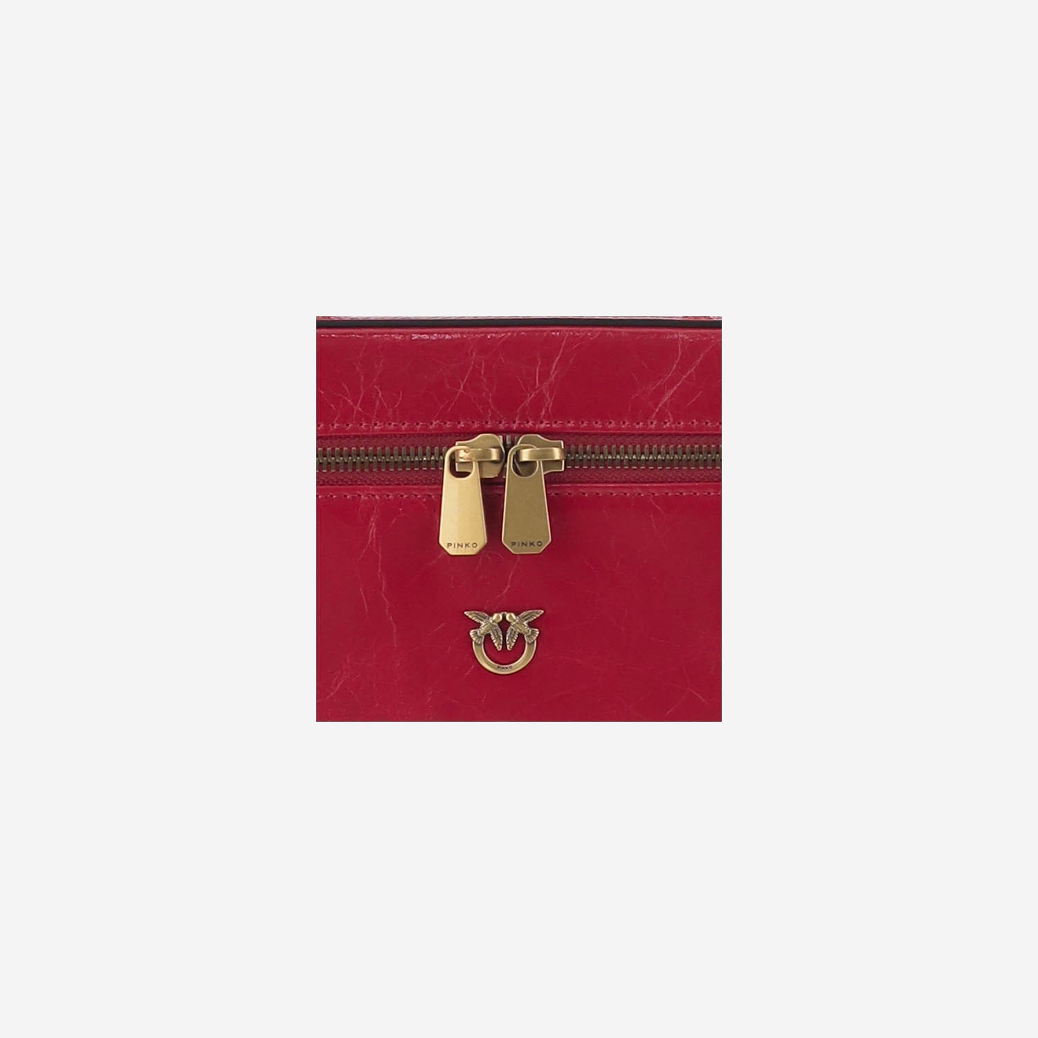 BORSA VANITY IN PELLE CON LOGO 106382 A2JCR59Q PINKO 