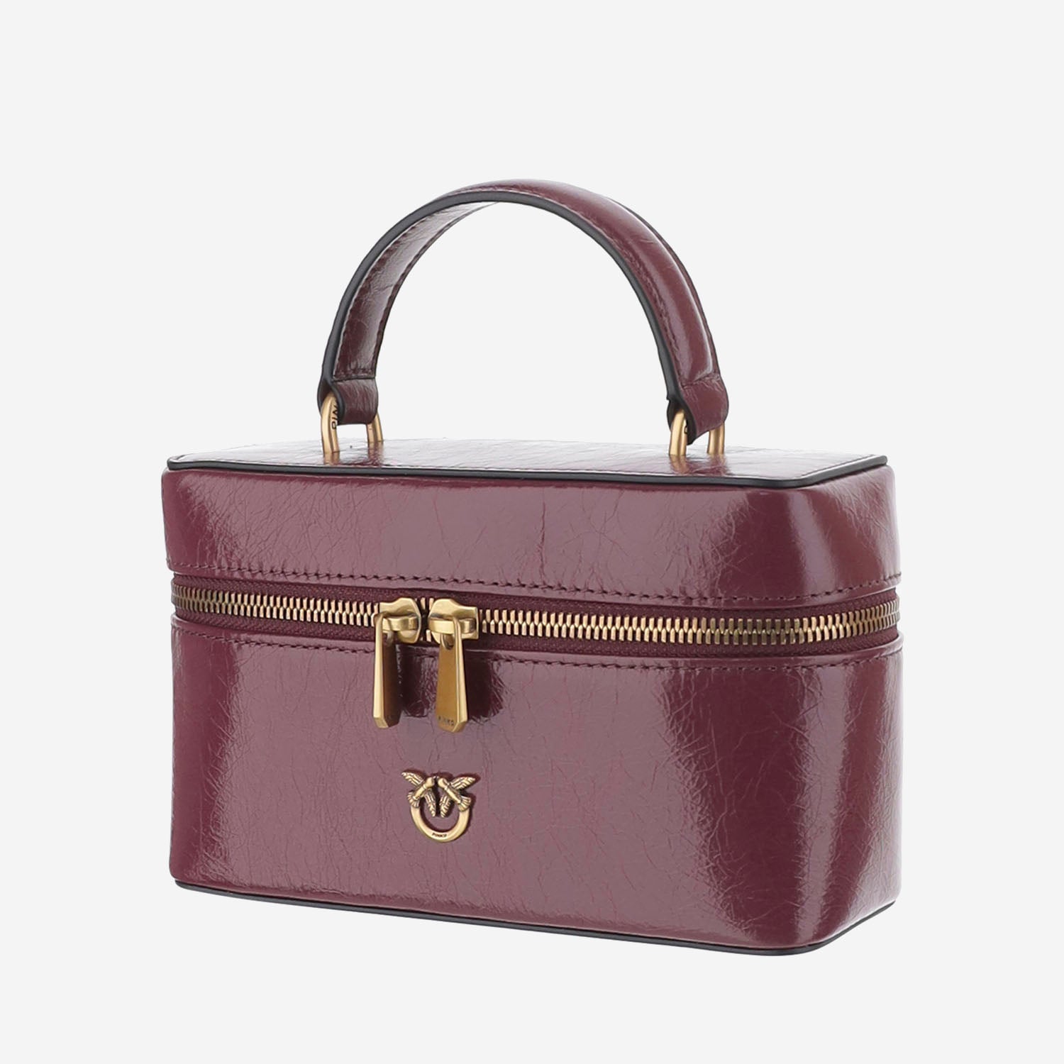 BORSA VANITY IN PELLE CON LOGO 106382 A2JCWW5Q PINKO 