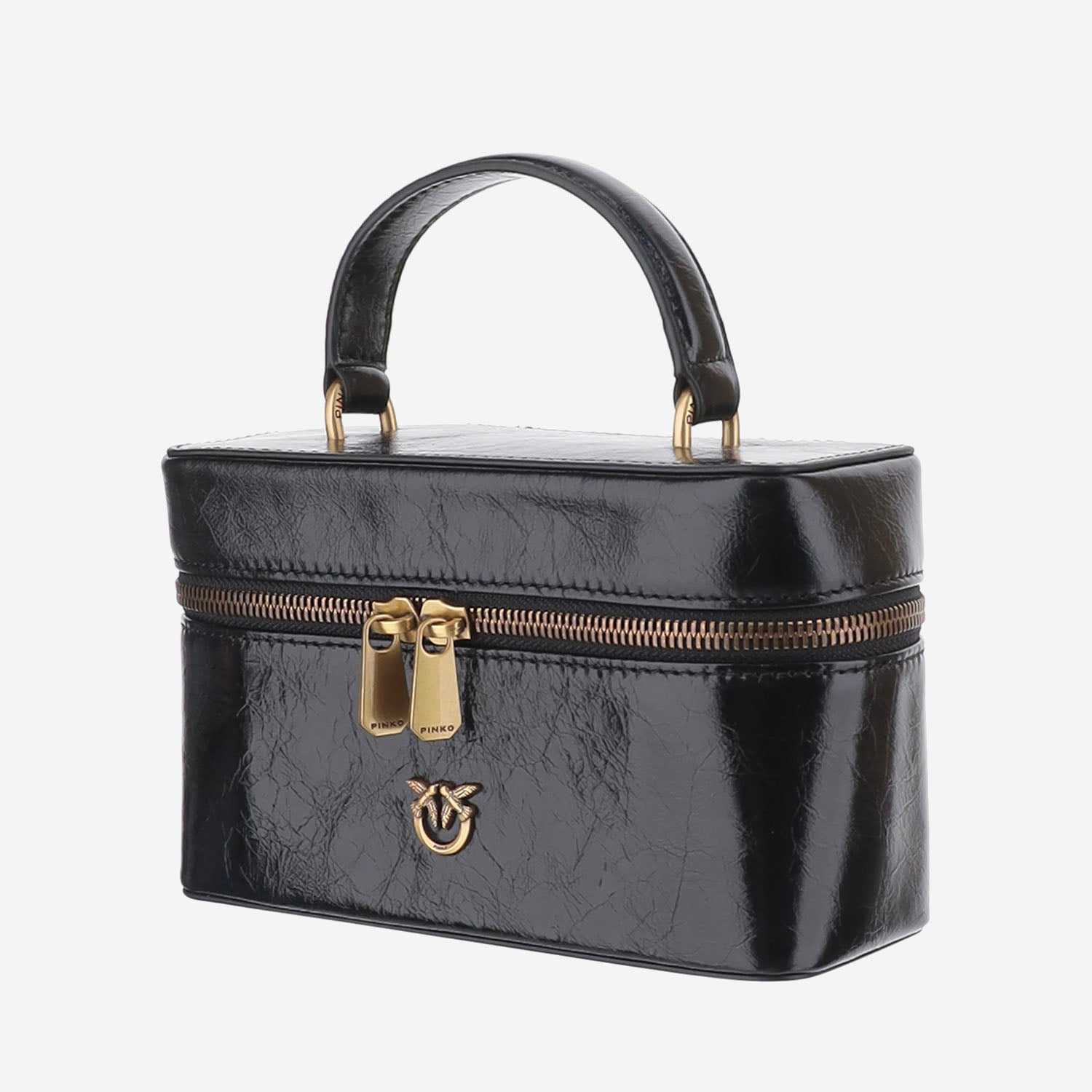 BORSA VANITY IN PELLE CON LOGO 106382 A2JCZ99Q PINKO 