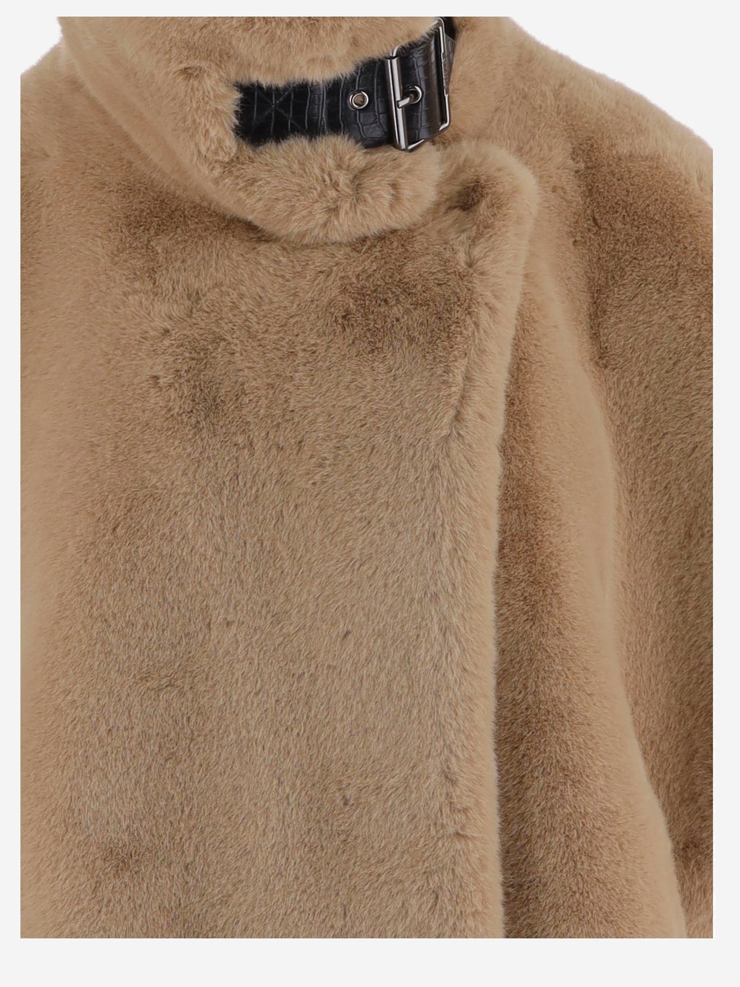 CAPPA IN TESSUTO ASPEN EFFETTO PELLICCIA 107043 A3E7C73 PINKO 