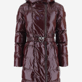 PIUMINO IN NYLON CON CAPPUCCIO E CINTURA 107222 A3HCRR7 PINKO 