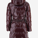 PIUMINO IN NYLON CON CAPPUCCIO E CINTURA 107222 A3HCRR7 PINKO 