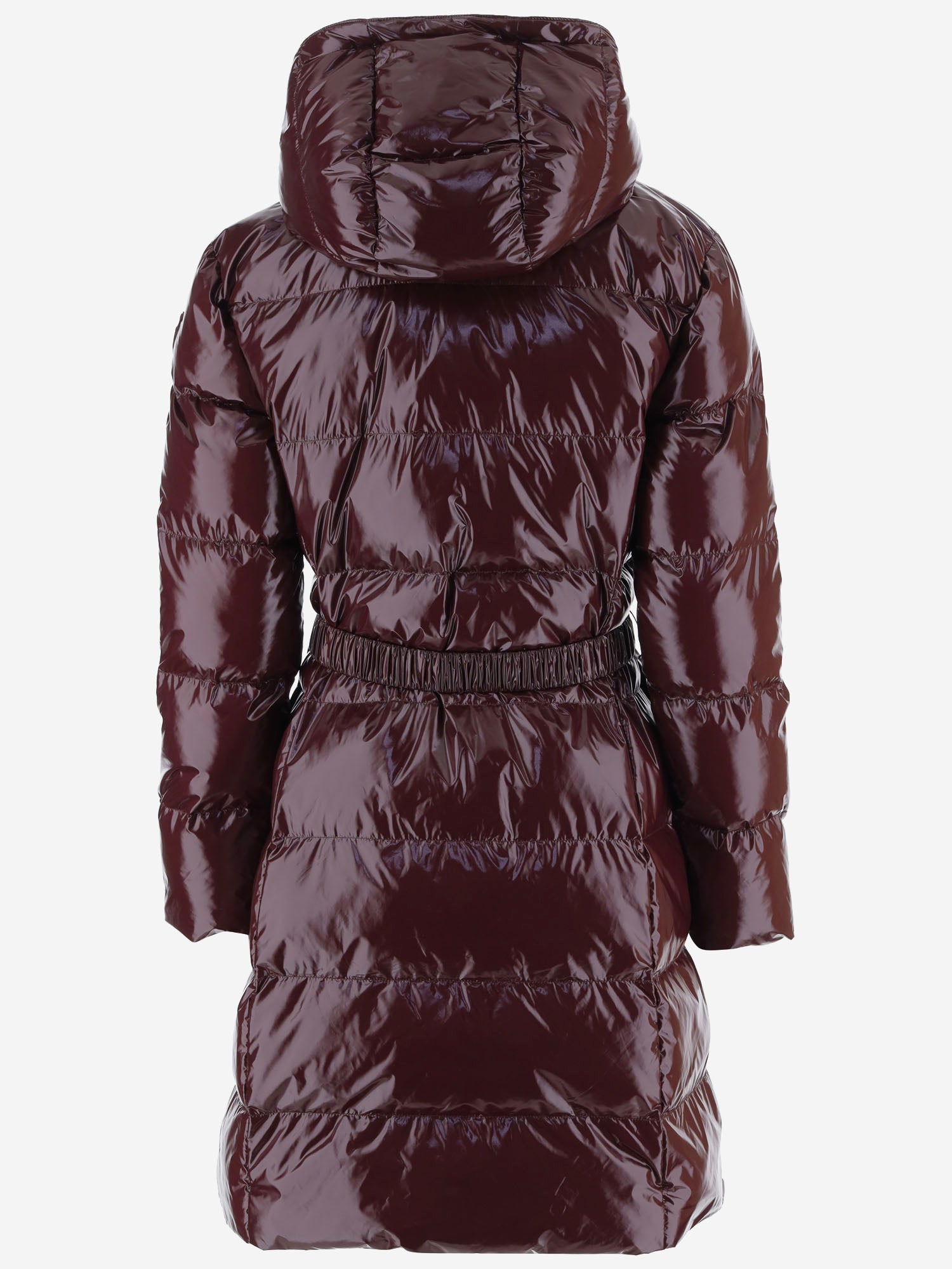 PIUMINO IN NYLON CON CAPPUCCIO E CINTURA 107222 A3HCRR7 PINKO 