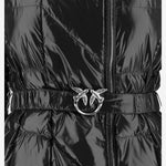 PIUMINO IN NYLON CON CAPPUCCIO E CINTURA 107222 A3HCZ99 PINKO 