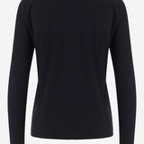 T-SHIRT A MANICHE LUNGHE IN COTONE CON LOGO 107292 A3Q1Z99 PINKO 