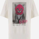 T-SHIRT IN COTONE CON STAMPA 107293 A3HOCY5 PINKO 