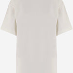 T-SHIRT IN COTONE CON STAMPA 107293 A3HOCY5 PINKO 