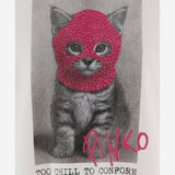 T-SHIRT IN COTONE CON STAMPA 107293 A3HOCY5 PINKO 