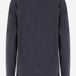 T-SHIRT A MANICHE LUNGHE IN COTONE CON LOGO 107471 A3KDKH1 PINKO 