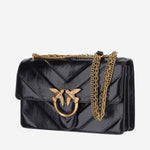 BORSA IN PELLE CON LOGO 107623 A2JCZ99Q PINKO 