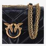 BORSA IN PELLE CON LOGO 107623 A2JCZ99Q PINKO 
