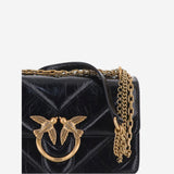 BORSA IN PELLE CON LOGO 107624 A2JCZ99Q PINKO 