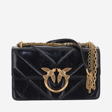 BORSA IN PELLE CON LOGO 107624 A2JCZ99Q PINKO 