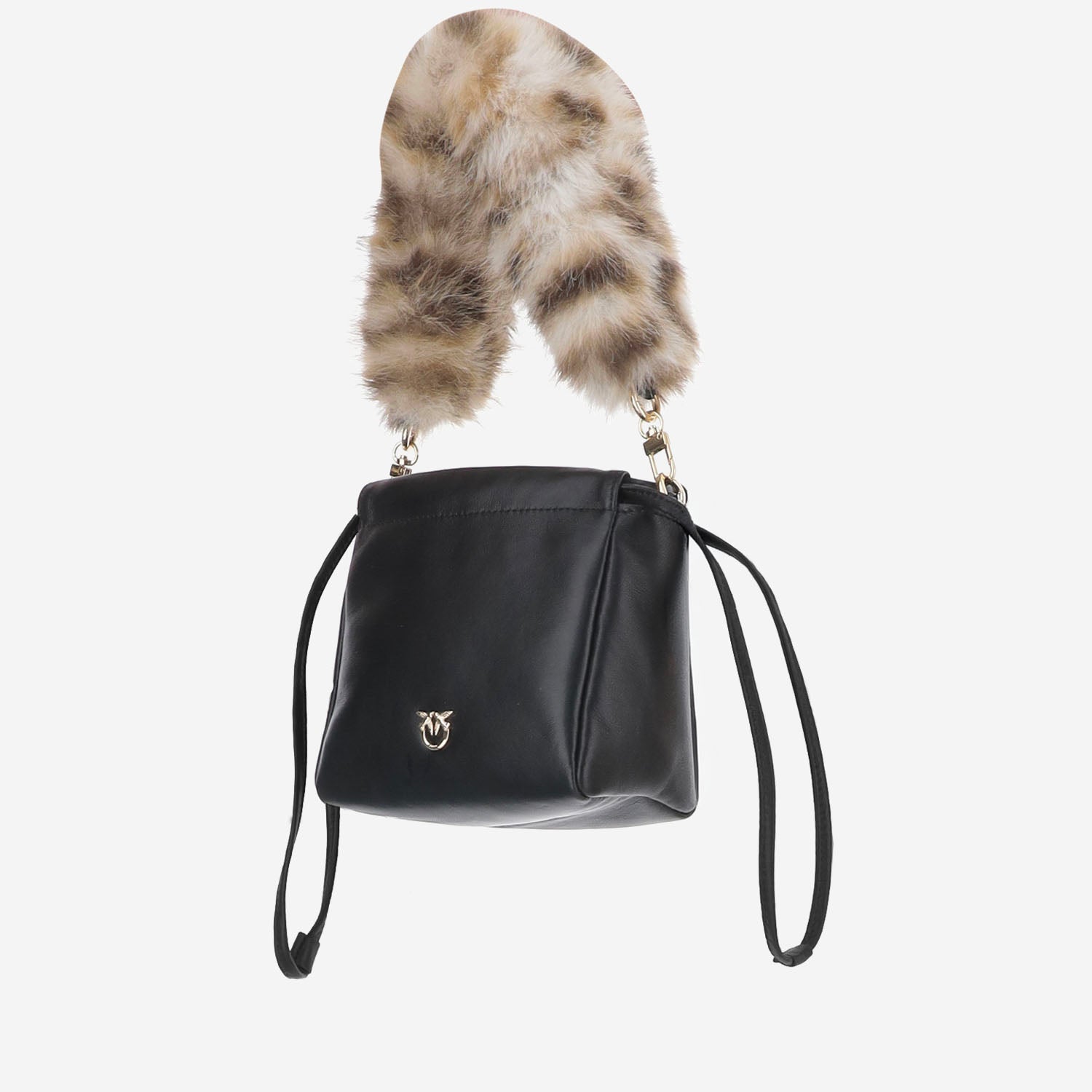 BORSA A SECCHIELLO CON LOGO 107635 A3M8ZM5Y PINKO 
