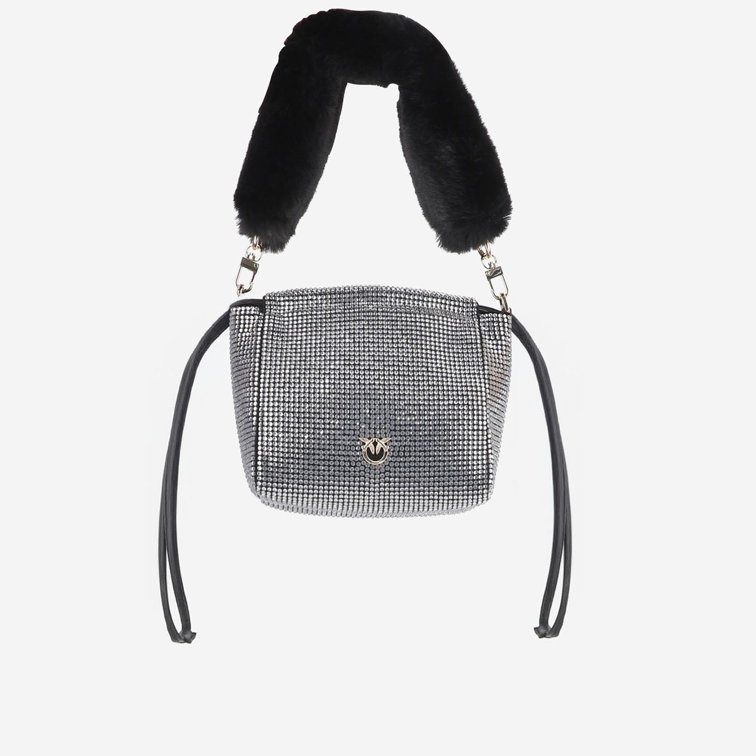 BORSA A SECCHIELLO CON LOGO 107635 A3M9Z99Y PINKO 