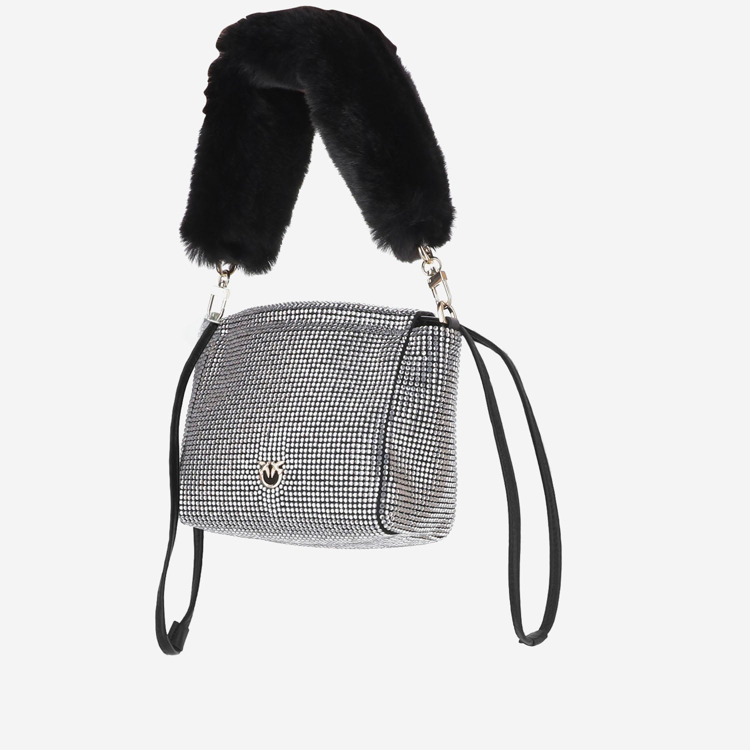BORSA A SECCHIELLO CON LOGO 107635 A3M9Z99Y PINKO 